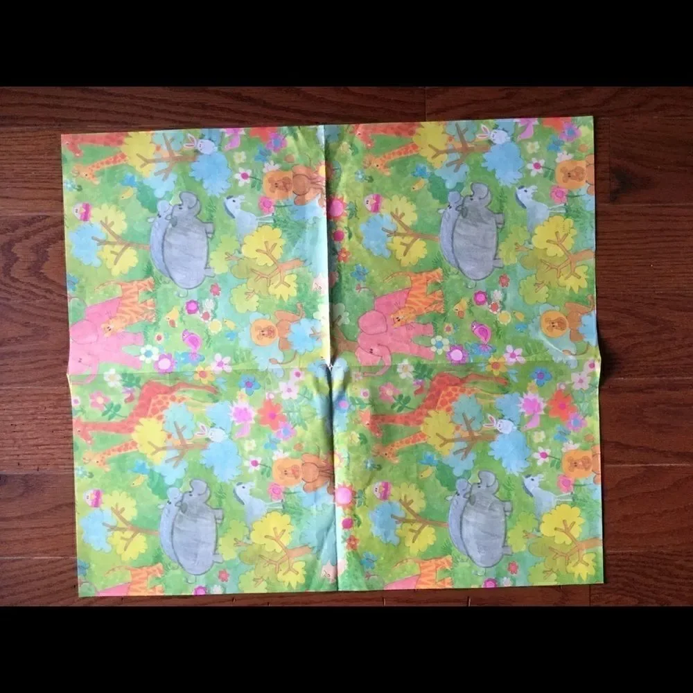 Vintage jungle Gift wrap